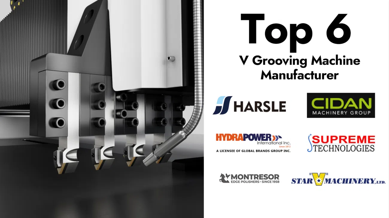 Top 6 des fabricants de machines à rainurer en V