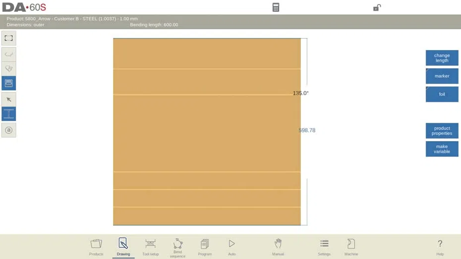 Dibujo del producto DELEM DA-66S