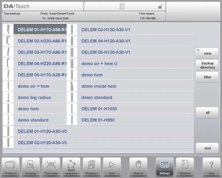 DELEM DA-66T Settings