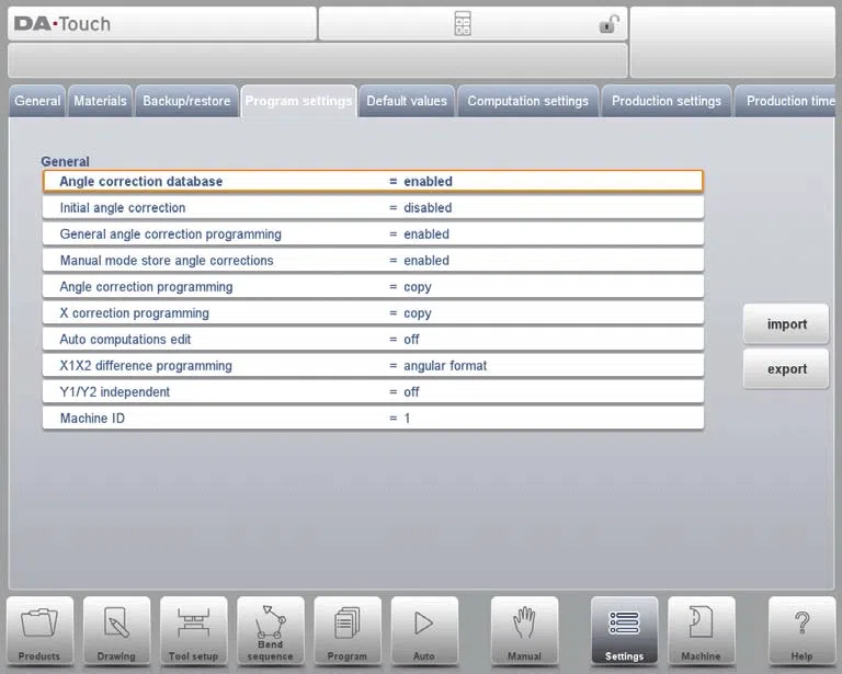 DELEM DA-66T Settings
