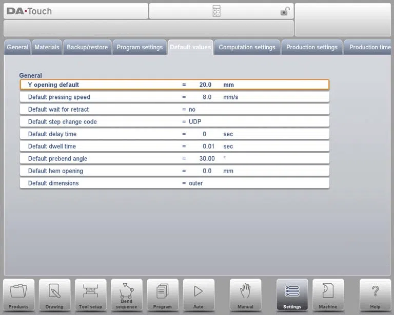 DELEM DA-66T Settings