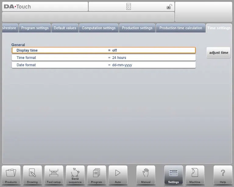 DELEM DA-66T Settings