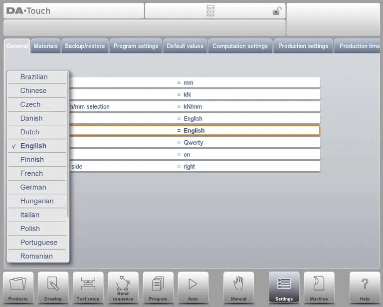 DELEM DA-66T Settings