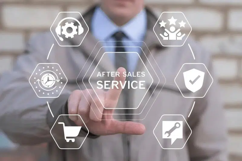 Was sind die Garantie- und Servicerichtlinien für Schermaschinen?