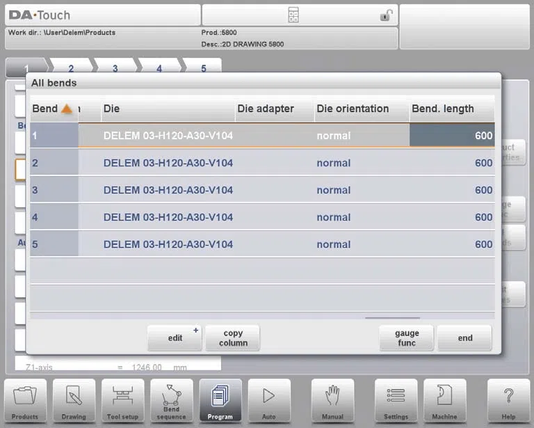 Programmazione del prodotto DELEM DA-66T