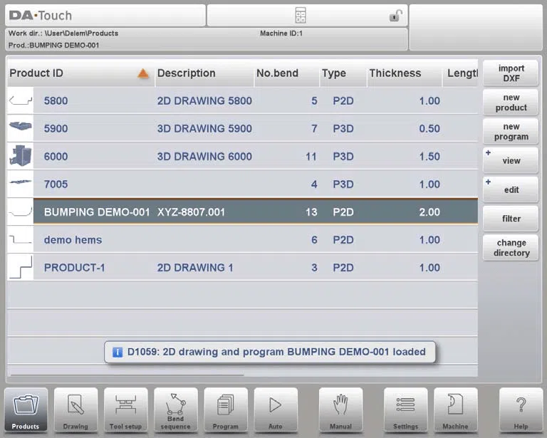 Mode Produits DELEM DA-66T