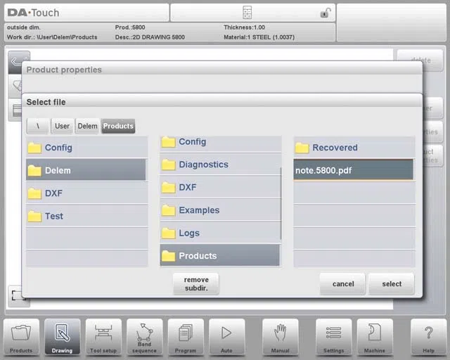 DELEM DA-66T Produktzeichnung