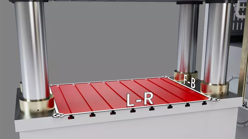 Taille de la table de presse hydraulique