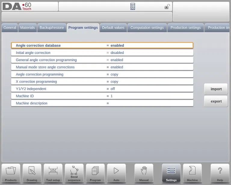 Modo de configuración del DELEM DA-69T