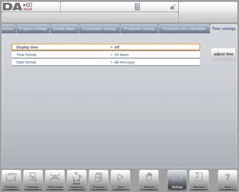 Modo de configuración del DELEM DA-69T