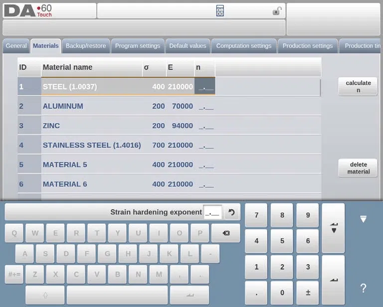 Modo de configuración del DELEM DA-69T