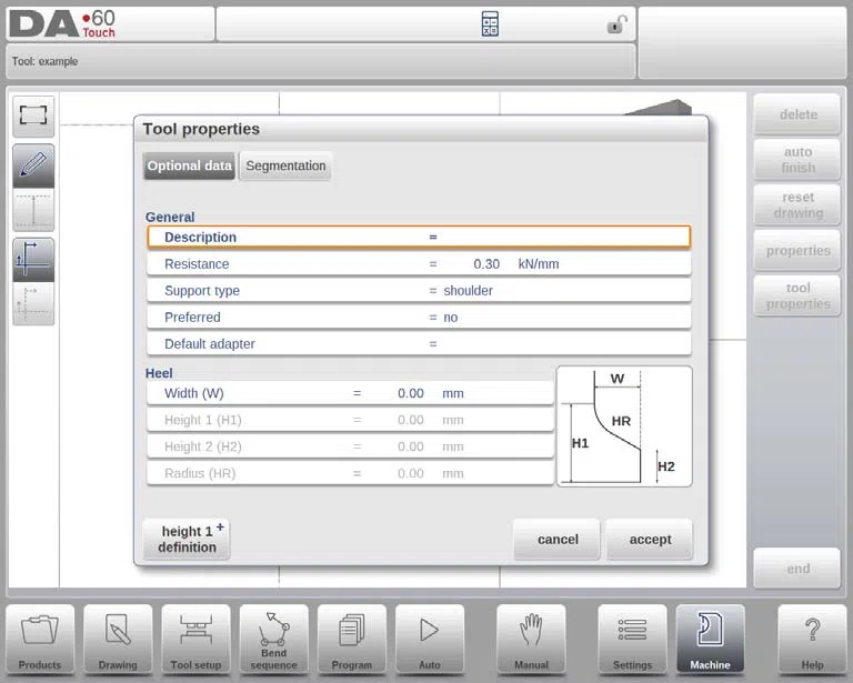 Comment programmer le poinçon et la matrice en mode machine DELEM DA-69T ?