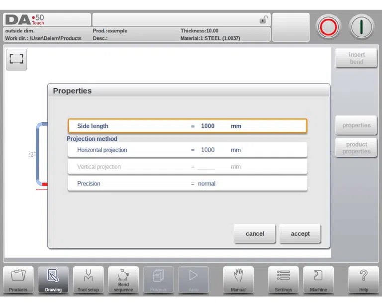 DELEM DA-58T Produktzeichnung