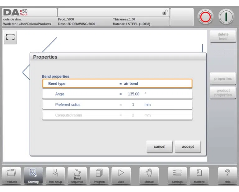 DELEM DA-58T Produktzeichnung