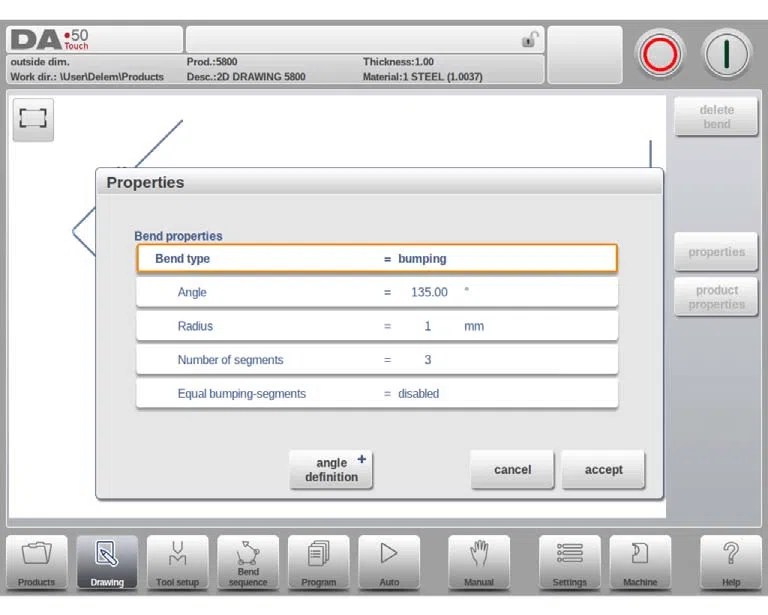 DELEM DA-58T Produktzeichnung