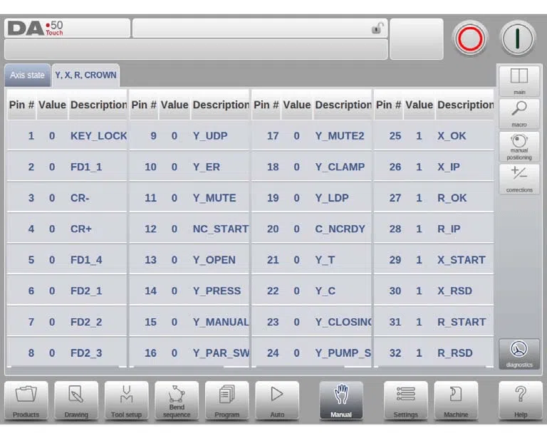 DELEM DA-58T Manueller Modus