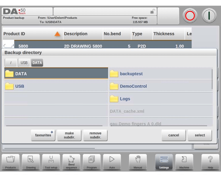 DELEM DA-58T Settings Mode