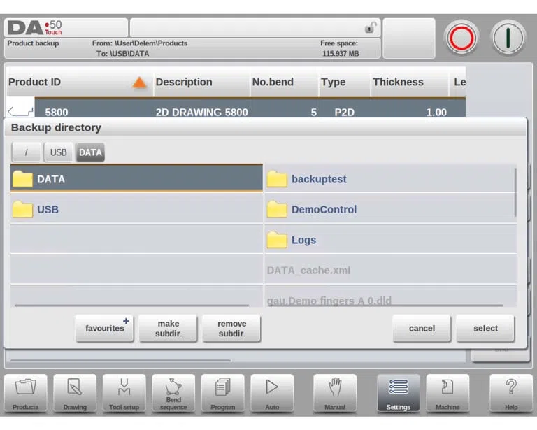 Modo de configuración del DELEM DA-58T