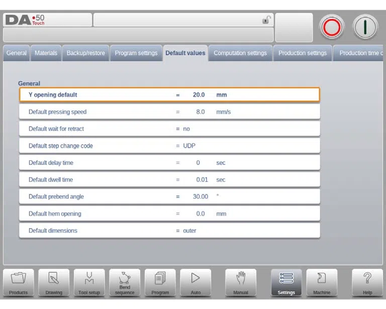 Modo de configuración del DELEM DA-58T