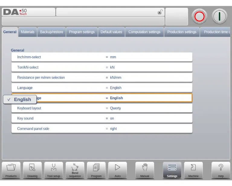Modo de configuración del DELEM DA-58T