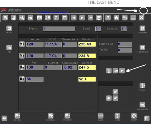 ESA S860 Bend Programming