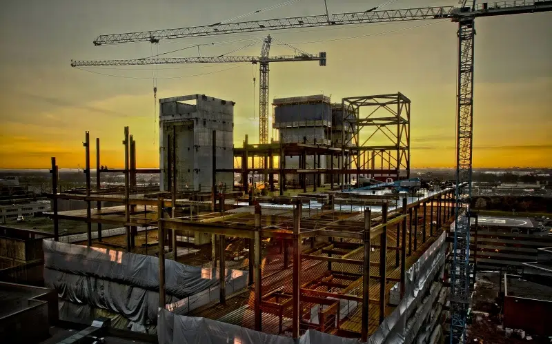 Cizallas en la industria de la construcción