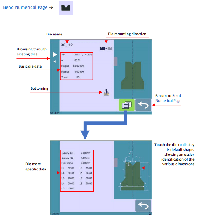 CYBELEC CybTouch 12 Tools Management