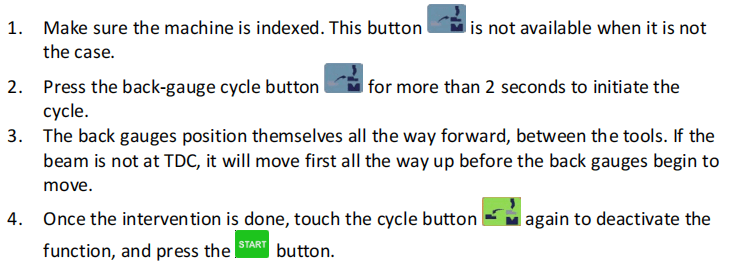 CYBELEC CybTouch 12 Tools Management