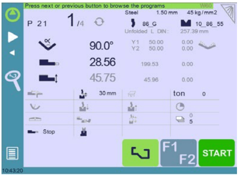 Gerenciamento de Programas CYBELEC CybTouch 12
