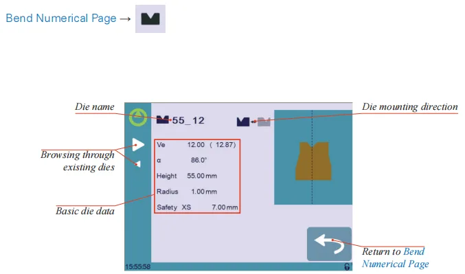 CYBELEC CybTouch 6 C Werkzeugverwaltung
