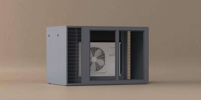 V Grooving Machines in HVAC Equipment Enclosure