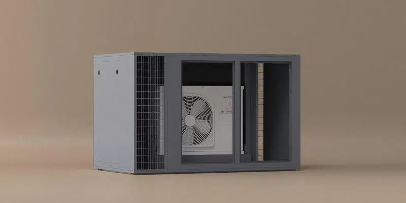 V Grooving Machines in HVAC Equipment Enclosure