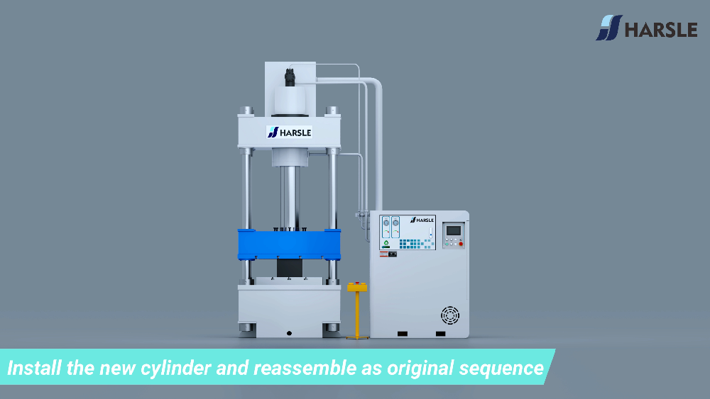 How to Perform Cylinder Replacement on Y27 Hydraulic Press?