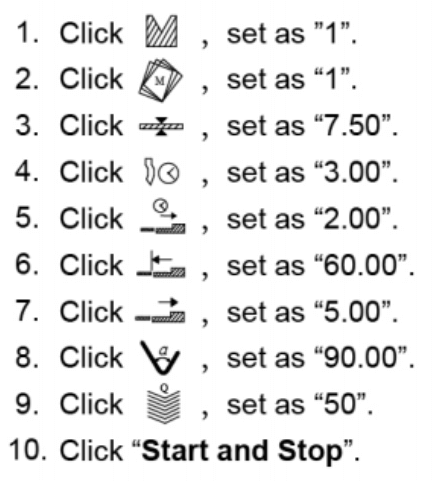 Programación del ESTUN E300P
