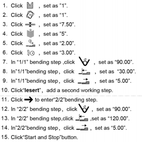 Programación del ESTUN E300P