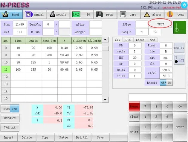 Gestión de programación de la serie ET