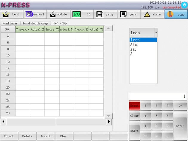 Compensation de la série ET