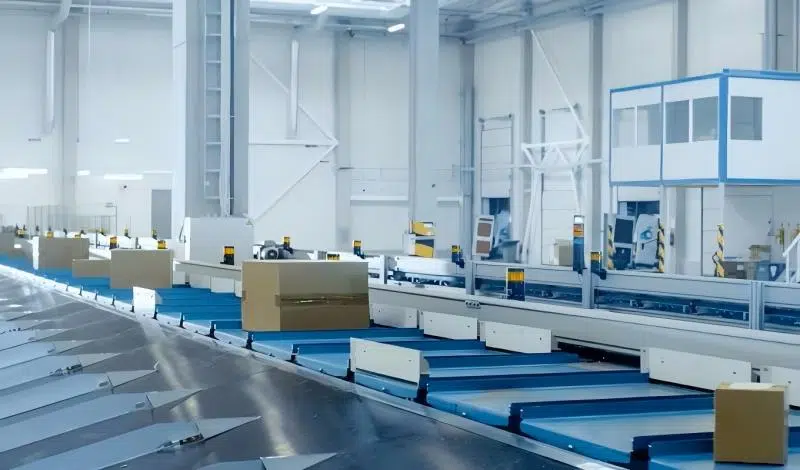 Blechbieger in der Logistikausrüstung