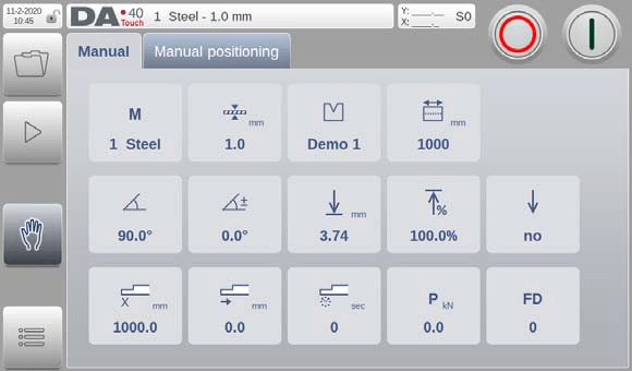 الوضع اليدوي لـ DELEM DA-41T