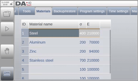وضع إعدادات DELEM DA-41T
