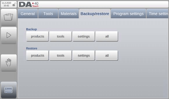 وضع إعدادات DELEM DA-41T
