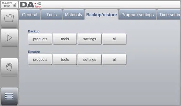Modo de configuración del DELEM DA-41T