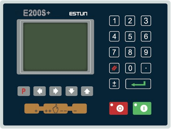 Funktionen des E200PS-Bedienfelds