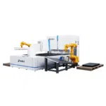 Blechbiegemaschine mit Roboterarmen