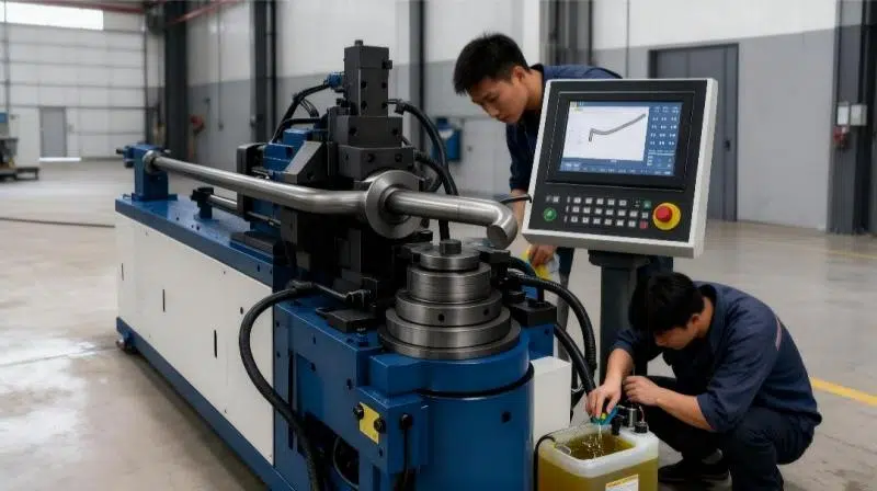 Comment changer correctement l'huile hydraulique des cintreuses de tubes ?