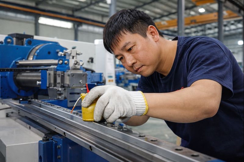 ما هي أفضل الممارسات لصيانة قضبان التوجيه لآلة ثني الأنابيب؟