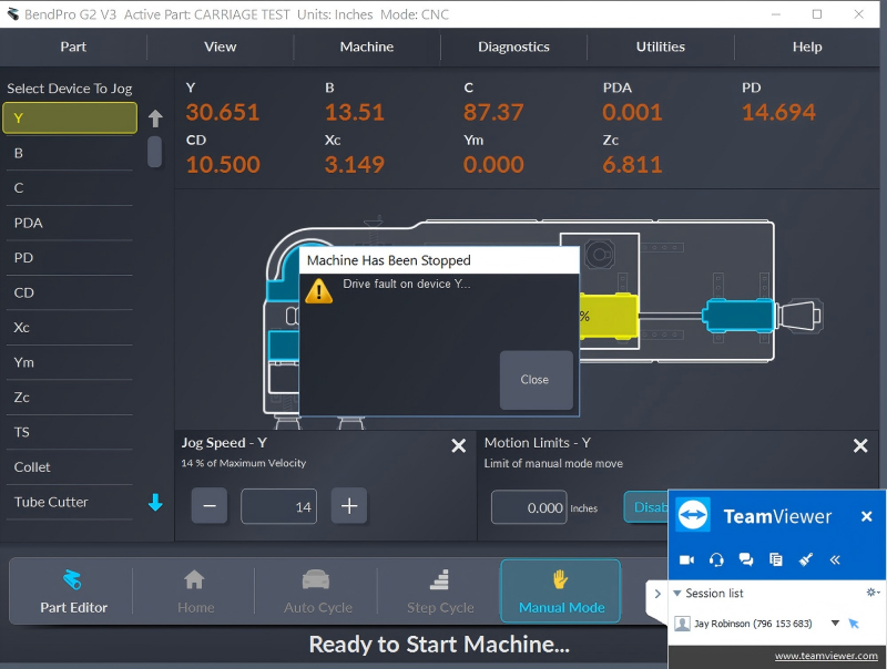 صيانة وحدة التحكم المنطقية القابلة للبرمجة (PLC) لآلة ثني الأنابيب