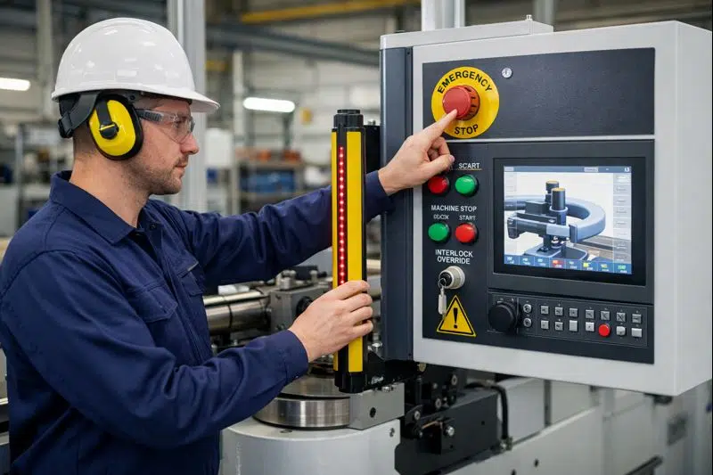 Treinamento para Operador de Dobradeira de Tubos