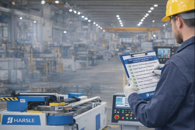 إعداد صيانة آلة ثني الأنابيب