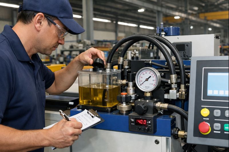 Jak prawidłowo wykonać próbę giętarki do rur?